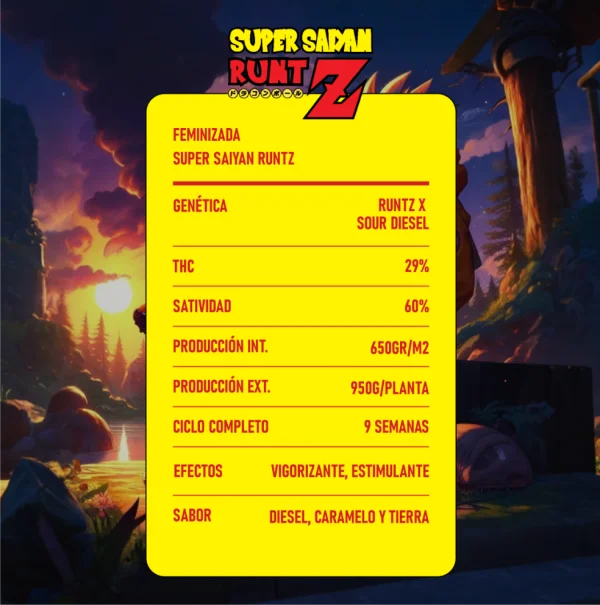 Super Sayan Runtz Fem x2 High Breed Seeds